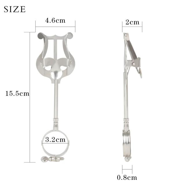 Suporte Portátil para Instrumentos de Vento: Clarinete, Trompete, Flauta e Saxofone - Ideal para Músicos Iniciantes e Prática em Marcha