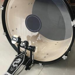 Auto-adesivo Almofadas de Pedal do Tambor, Protetora Drum Cabeça Reforço Adesivo, Drumhead Patch, Protetores de percussão, 2pcs - Image 3