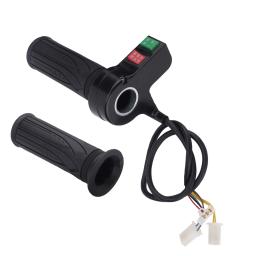 Aperto do acelerador para bicicleta elétrica, 3 controle de velocidade, alças, acessórios elétricos, 1 par - Image 5