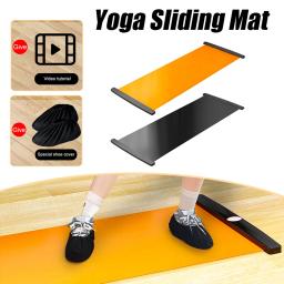 140/180/200cm esteira de deslizamento yoga esportes fitness glide placa patinação formação glide esteira para hóquei no gelo roller patinação perna exercício - Image 1