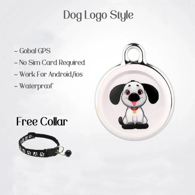 Localizador Inteligente e Impermeável para Animais de Estimação com GPS e Bluetooth - Encontre Seu Pet com Estilo e Segurança