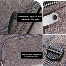 Suprimentos para animais de estimação gato transparente saco de viagem caminhadas ao ar livre portátil mochila pode expandir grande capacidade saco de lona para animais de estimação - Image 5