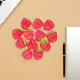 18 pçs rolos de cabelo de morango rolos de esponja macia para cachos sem calor durante a noite ferramenta de estilo suave para mulheres-amigável ao viagem - Image 5