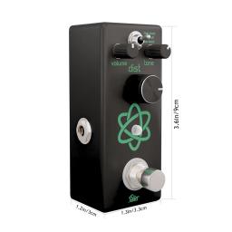 Pedal de efeito de guitarra de distorção de metal pesado ISET Hight Boost/Boost Off/Low Boost Pedal True Bypass Peças e acessórios de guitarra - Image 2