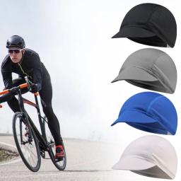 Boné de ciclismo com viseira para homens e mulheres, boné com proteção uv, protetor solar, tampa da cabeça de estrada, forro do capacete, novo, verão - Image 1