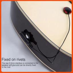 Captador profissional de guitarra, microfone de contato piezo, captadores de guitarra, violino, ukulel, acessórios de guitarra - Image 2