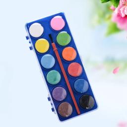 Kit pintura aquarela para estudantes e estudantes, tamanho pequeno, 12 cores - Image 3