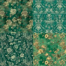 Panalisa-Pacote de Papel Scrapbook Floral Estilo Verde, Scrapbooking, Scrapbooking Modelado, Artesanato DIY, Fundo, 24 Folhas, 6 "x 6" - Image 3