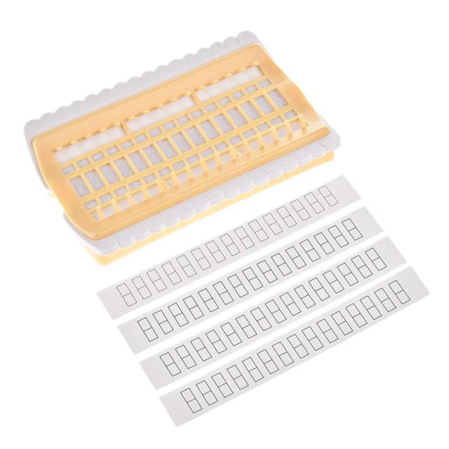 Kit Organizador de Fios para Bordado e Ponto Cruz com 30 Posições, Ferramenta Prática para Costura e Projetos de Artesanato