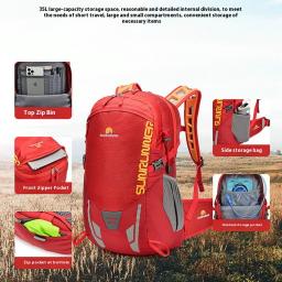 35l caminhadas mochila saco de grande capacidade viagem acampamento escalada mochila leve ciclismo bicicleta saco esportivo - Image 3