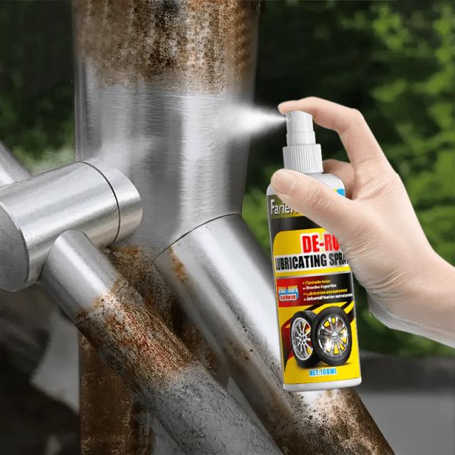 Spray revitalizante removedor de ferrugem universal para rodas de carro e superfícies metálicas, descontaminação forte, suave e confiável