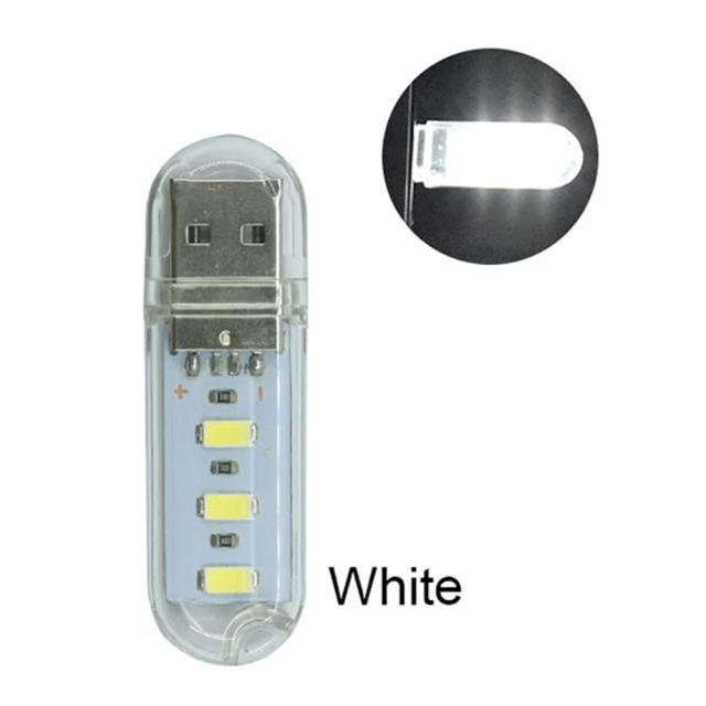 Luz LED Mini USB para Leitura: Lâmpada de Mesa Ultra Brilhante com 3 ou 8 LEDs para Computador Portátil e Banco de Potência