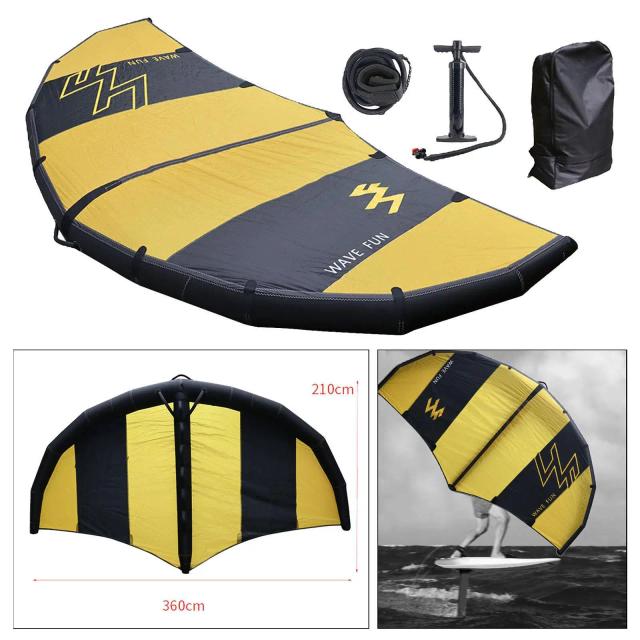 Asa Inflável para Windsurf: Vela Portátil Impermeável para Surf e Aventura