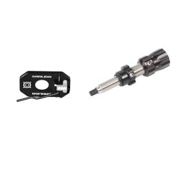 Sanlida x10 profissional tiro com arco flecha resto almofada êmbolo liga de magnésio ajustável mão direita arco recurvo tiro ao alvo - Image 1