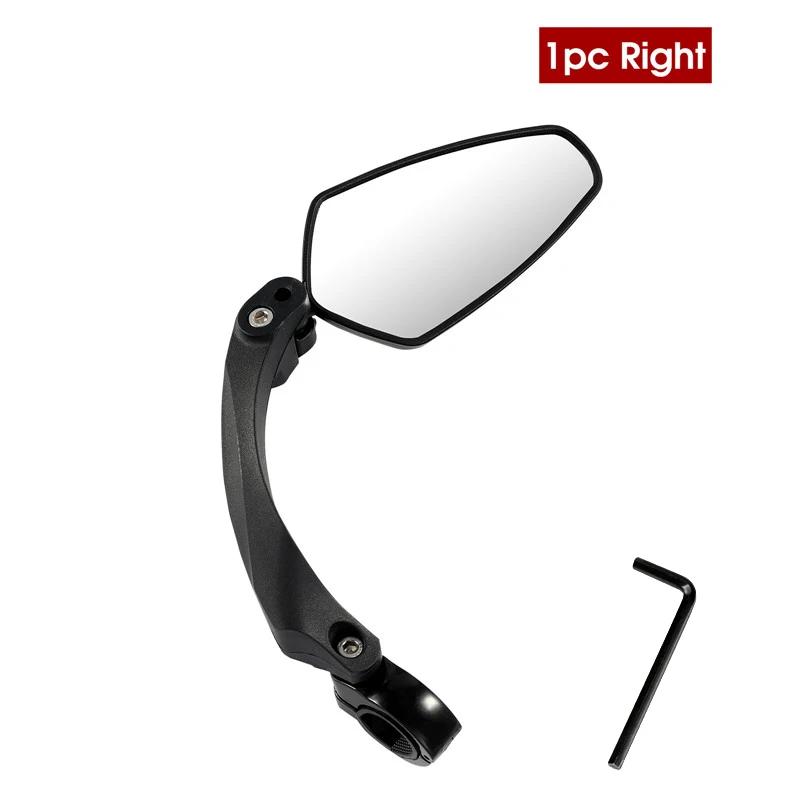 West Biking-Universal Bike Espelho Retrovisor, 360 graus ajustável espelho retrovisor, acessórios de ciclismo, bicicleta guidão espelhos - Image 1