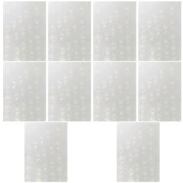 Vinil Holográfico Adesivo para Decoração, Artesanato DIY, Verlay Transparente, Laminação Janelas, Gráficos Scrapbooking, Tamanho A4, 10 Folhas - Image 1