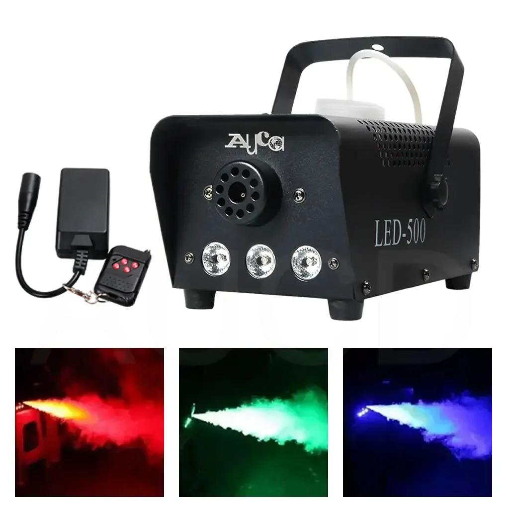 Máquina portátil de fumaça com luzes LED RGB, desinfecção Stage Disco, DJ Home Party Show, atmosfera Efeito Fogger Machine, 400W - Image 1