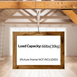 Ajustável Picture Hanging Wire Kit, Heavy Duty Hardware, Cabos de Aço Inoxidável, 1m x 1.5mm, 2Pcs - Image 2