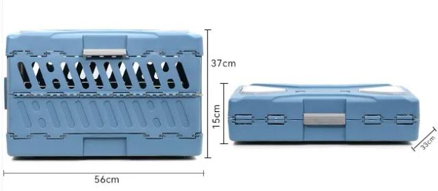 Gaiola Portátil Dobrável para Gatos - Kennel Respirável para Viagens e Check-in com Segurança