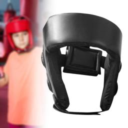 Capacete de boxe sparring arnês testa e proteção de ouvido proteção facial completa para mma taekwondo karate luta adultos - Image 3