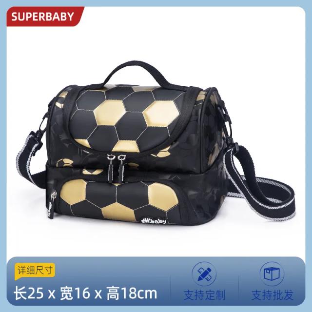 Mochila Escolar de Futebol para Meninos, Grande Capacidade e Impermeável, Ideal para Crianças Ativas