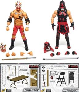 Bfs 1/12 legend luka libre la muerte figura de ação mesas acessórios conjunto para fãs coleção - Image 1