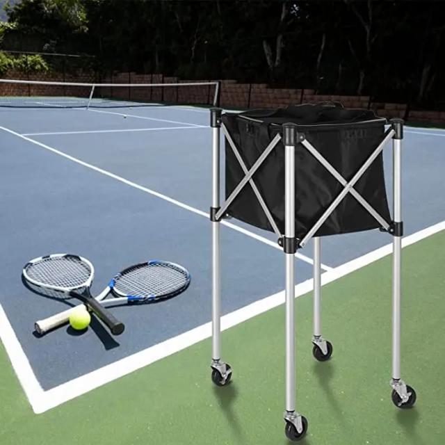 Cesta Portátil para Basquete e Futebol com Rodas - Ótimo Preço em Atacado