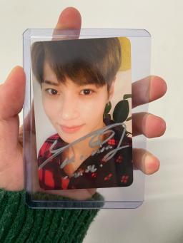 SHINee SHINEE TAEMIN-Cartão fotográfico autografado, autógrafo oficial do MOVE, 3 polegadas, 2023 - Image 2