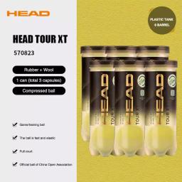 Cabeça-Bolas De Tênis De Resistência Elástica Alta, TOUR XT, Treinamento De Competição Profissional, Bola De Tênis, 3 Pcs Per Can - Image 5