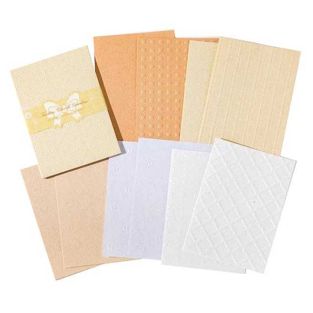 Textura Embossing para Scrapbooking: 10 Papéis Craft Versáteis para Embalagem, Diários e Álbum Background