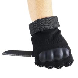 Luvas táticas de dedo longo Luvas de lona Design de casca macia Forças especiais, escalada, motocicleta, esportes de fãs, inverno, 1 par - Image 5