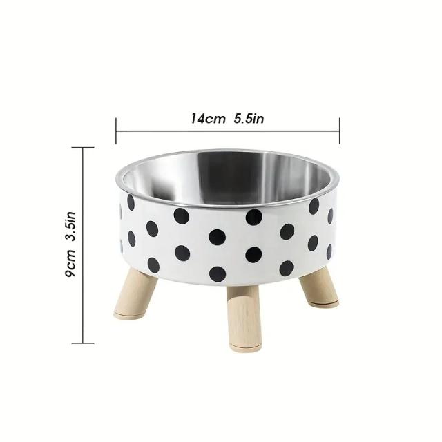 Tigela Elevada Anti-Choking para Alimentação de Cães e Gatos com Suporte para Comida e Água, Ideal para Animais de Pequeno e Médio Porte