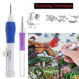 7 pçs bordado perfurador agulha costura conjunto de ferramentas bordado caneta conjunto diy kit de costura para artesanato tricô costura ferramenta droshipping - Image 3