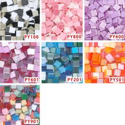 200 pcs/pacote 1cm acrílico mosaico/telha de mosaico plástico para diy arte hobbies artesanato material minúsculo mini telha de mosaico de resina - Image 2