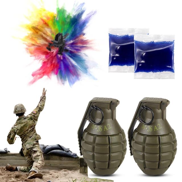 Gel Blaster Granada: Brinquedo Realista para Airsoft e Cosplay com Enchimento de Água e Bolas de Espuma