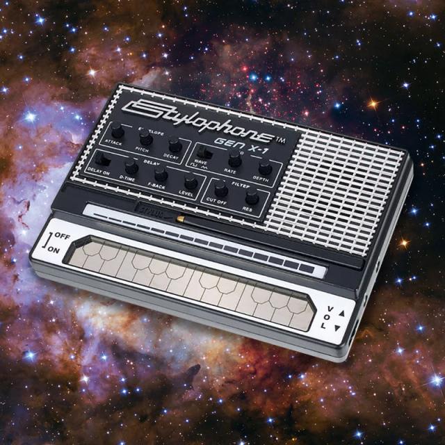Estilofone Gen X-1: Mini Sintetizador Eletrônico Vintage para Música e Brincadeiras