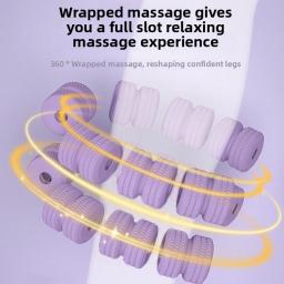 Mais novo 28 rodas anular perna braçadeira massageador relaxar massageador anti-celulite massageador corpo emagrecimento rolo massagem para o corpo - Image 3