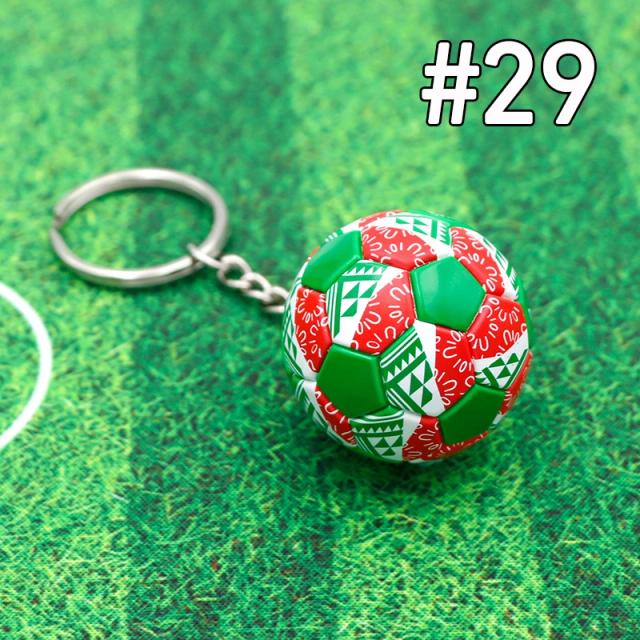 Chaveiro de Mini Futebol em Couro para Meninos - Presente Elegante e Brinquedo Inspirado em Fãs Europeus, Moda 2022