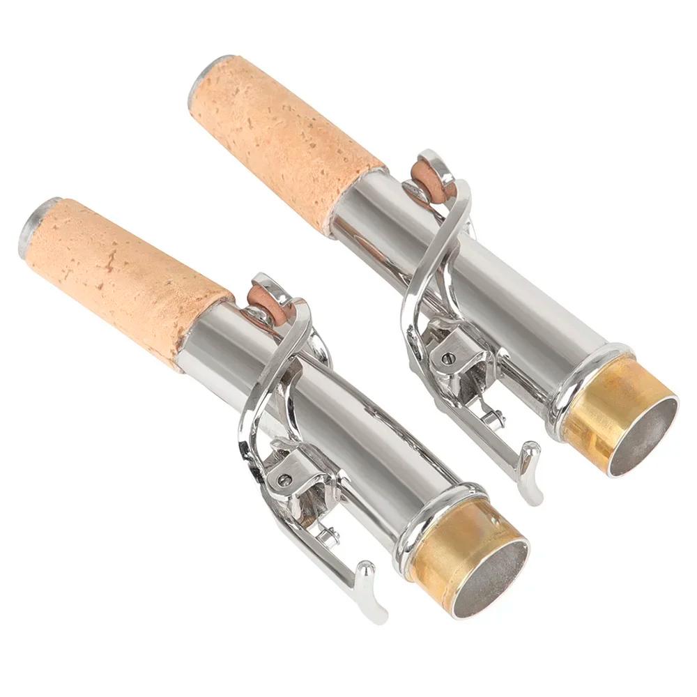 Saxofone Soprano pescoço, boca curva, instrumento de sopro, acessórios de substituição, diâmetro 16.7mm, 2pcs - Image 1