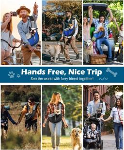 Cão de estimação estilingue transportadora mão livre malha respirável viagem ao ar livre saco estilingue seguro portador para cães pequenos gatos suprimentos para animais de estimação - Image 5