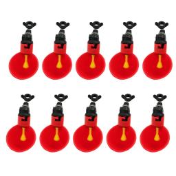 Pendurado copos de água para quintal, automático poultry bebedor, frango e codorna, mamilo beber tigela, aves tigela, 5 PCs, 10PCs - Image 1