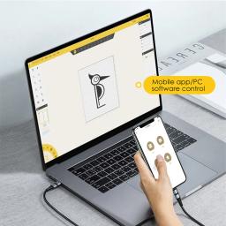 Máquina de Gravação Laser Laserpecker, Mini Gravador Portátil para Carpintaria, Couro de Papel DIY, LP2, Bluetooth 5.0, 5W, 2K - Image 5