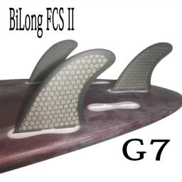 BiLong-FCS II G7 Prancha de Surf, Tri-Fin Fiberglass, Quilhas Elétricas Surf Weatherboard, Windsurf Fins, Fibra de Vidro - Image 3