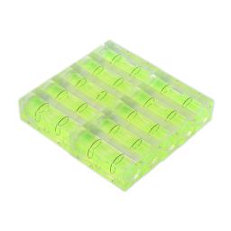 Nível de bolha horizontal para murais, balanceador quadrado, transferidor verde, ferramentas de medição suspensas, 40x15x15mm, 5 pcs, 10pcs - Image 6