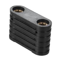 1pc windsurf plástico preto sup 2-hole footstrap inserção windsurf placa footstrap substituição kit surf acessórios - Image 3
