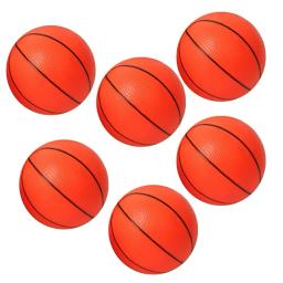 Mini basquete com bomba para crianças, brinquedo esportivo indoor e ao ar livre para crianças, mini basquete, pequeno, 12cm, entretenimento, 6PCs - Image 2