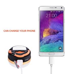 Luzes de acampamento pendurado usb recarregável ao ar livre led luz ímã base 3 modo tenda lanterna emergência portátil luz da noite lâmpada - Image 4