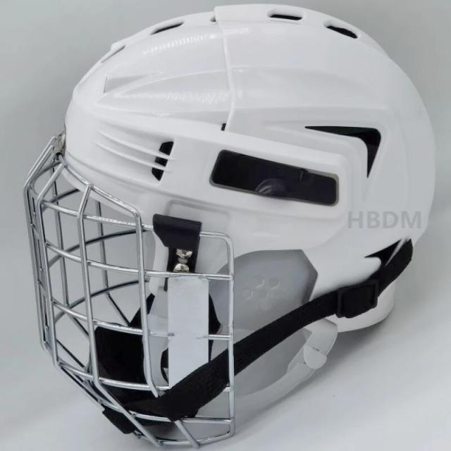 Capacete Profissional para Hóquei no Gelo, Skate e Rugby com Máscara - Proteção Esportiva para Adultos e Crianças