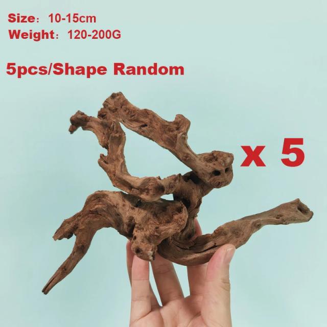 Ornamento Grande de Driftwood em Coral Natural para Aquários e Tanques de Peixes