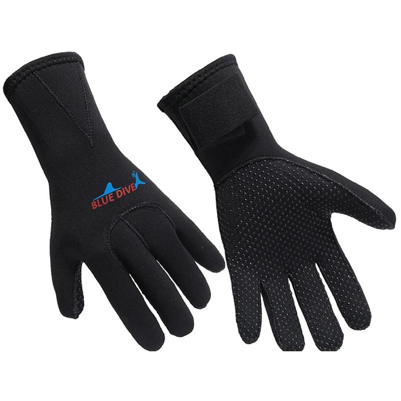 Luvas de mergulho scuba, equipamento para nado, scratch, guarda-roupa quente, para spe, 3mm de espessura, para o inverno - Image 1